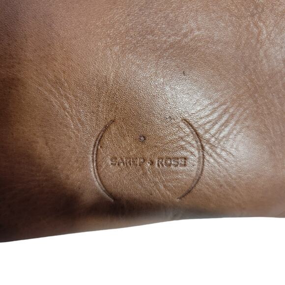 Sarep Rose Leather Fanny Pack Brown Bum Belt Waist Pouch Retro Sling Waist Bag - Picture 13 of 13